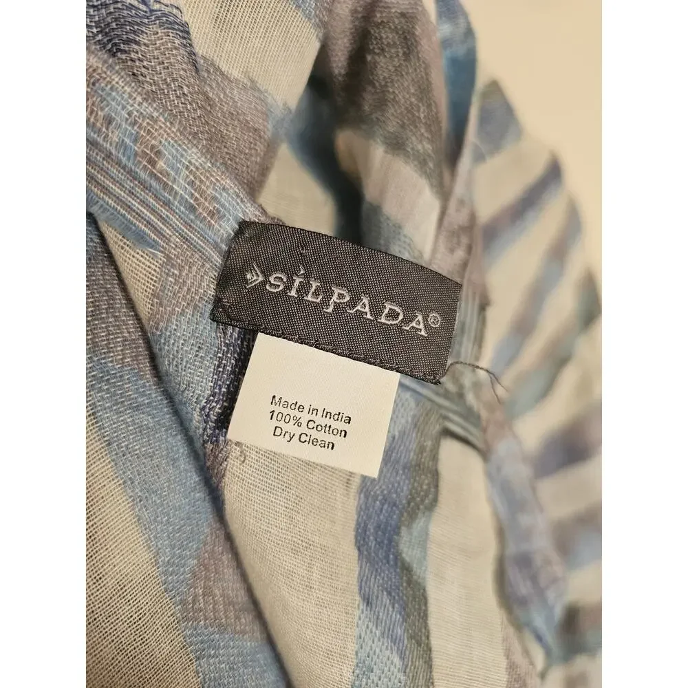 Silpada Avery Woven Cotton Scarf From India